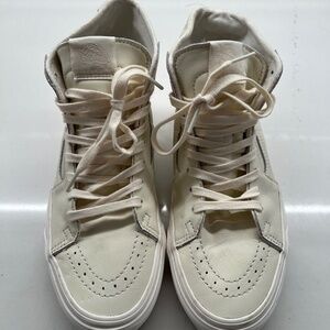 Vans SK8 Hi Lite Cup CA Leather - Whisper White
